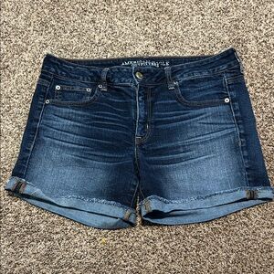 American Eagle Outfitters Cuffed Denim Shorts